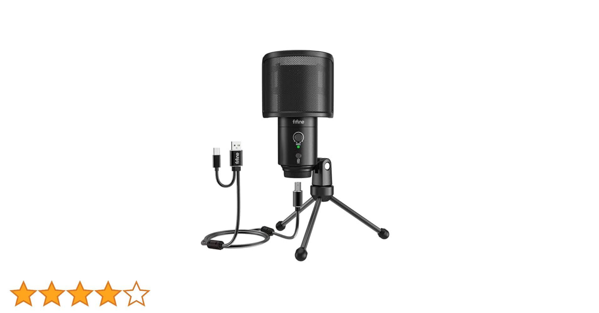Amazon | FIFINE USBコンデンサーマイク パソコンマイク